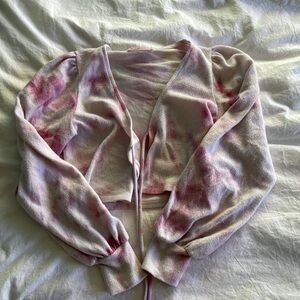 Blush Tie-Dye Sweater